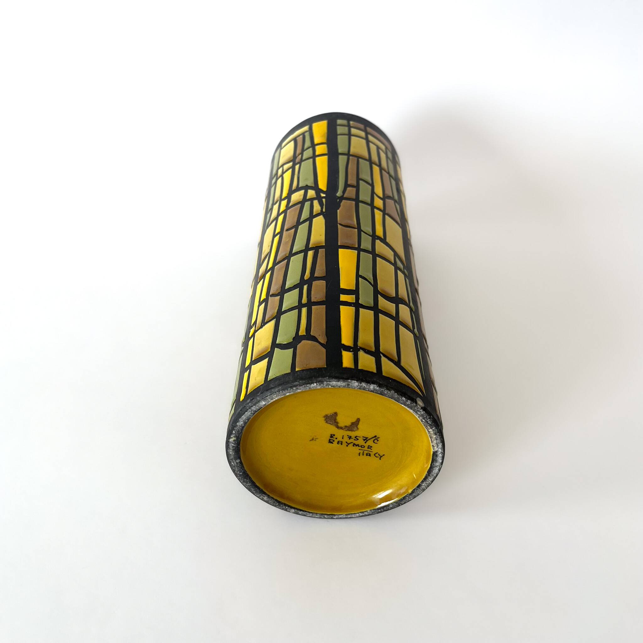 Alvino Bagni roll vase for Raymor – Italian glazed ceramic - MCM