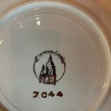 6 off-white and golden Amandinoise plates