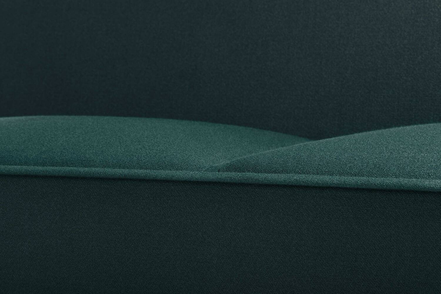 Minimalist danish green 3-seater sofa “Hood” by Common Seating