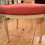 Pair of patinated Consulate-style chairs