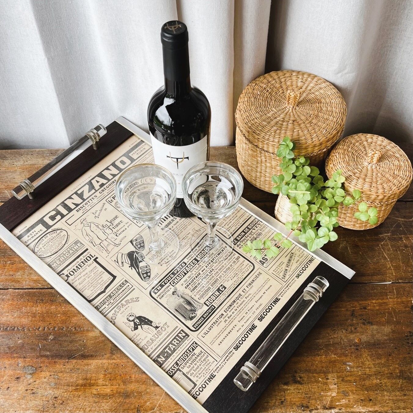 Art Deco tray "Cinzano"