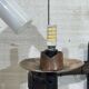 Pair of 1950s wrought iron wall lights