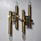 Pair of tubular wall lights from Sciolari, Italy, 1970