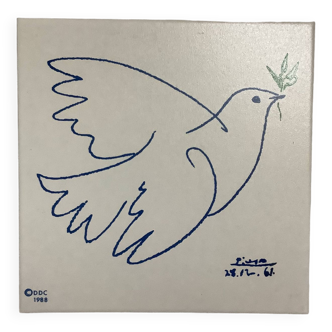 Picasso Dove of Peace Tile