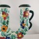 Floral ceramic candlestick, Cerart Monaco, Vintage