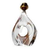 French glass table lamp from the mid-century by Daum, 1960s.