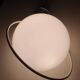 Vintage 1950s opaline globe pendant lamp