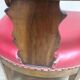 Fauteuil de bureau en noyer massif XIX°