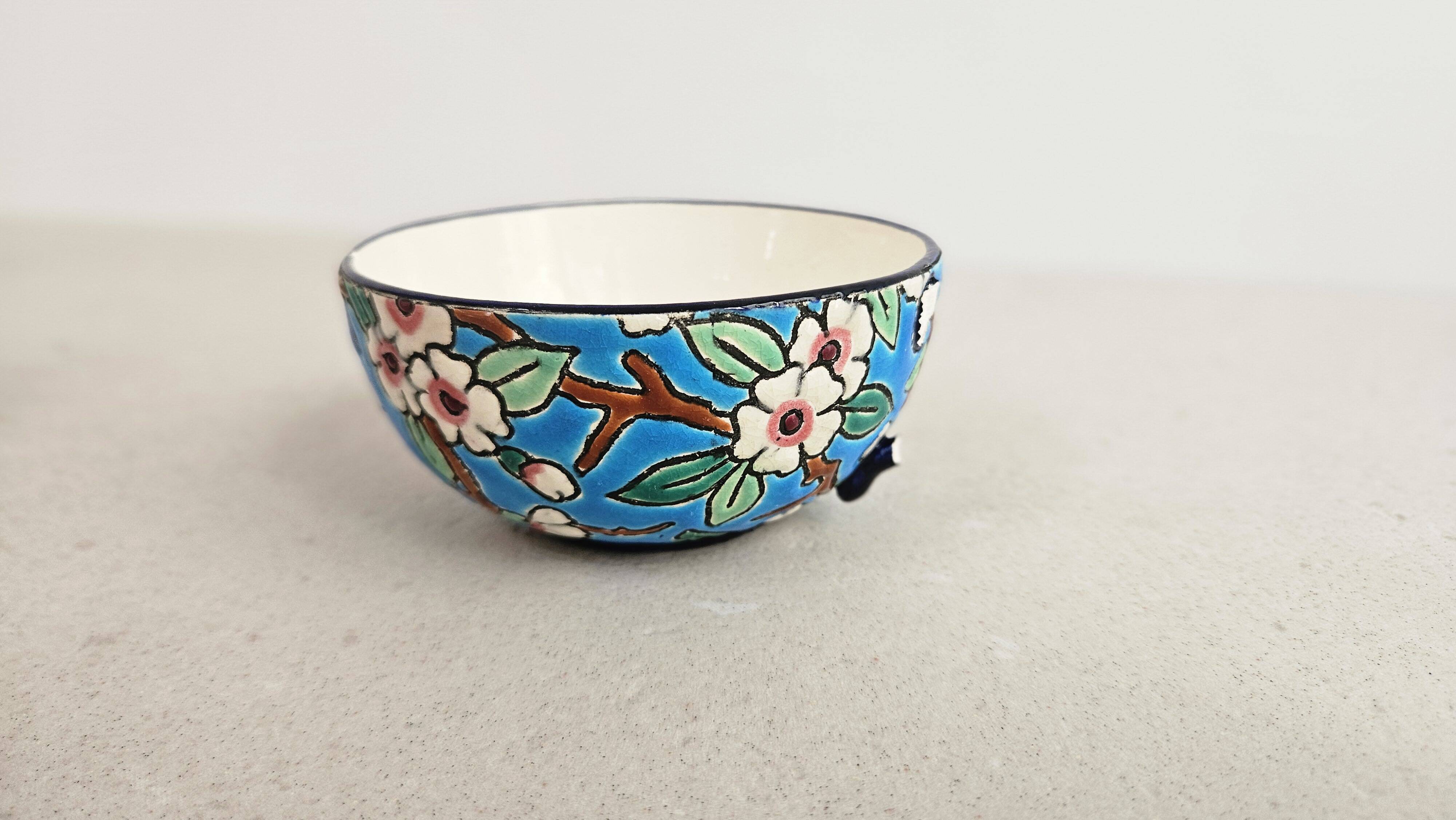 Complete tea/coffee service in Longwy enamel.