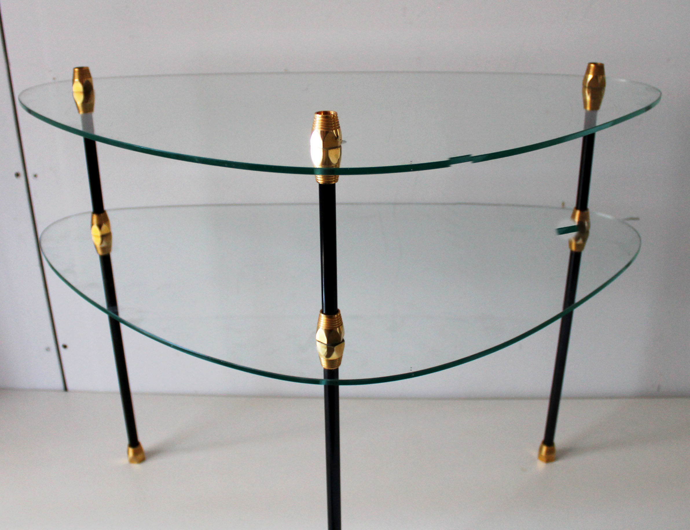 Summer-display, glass, brass, aluminum, 1950/60