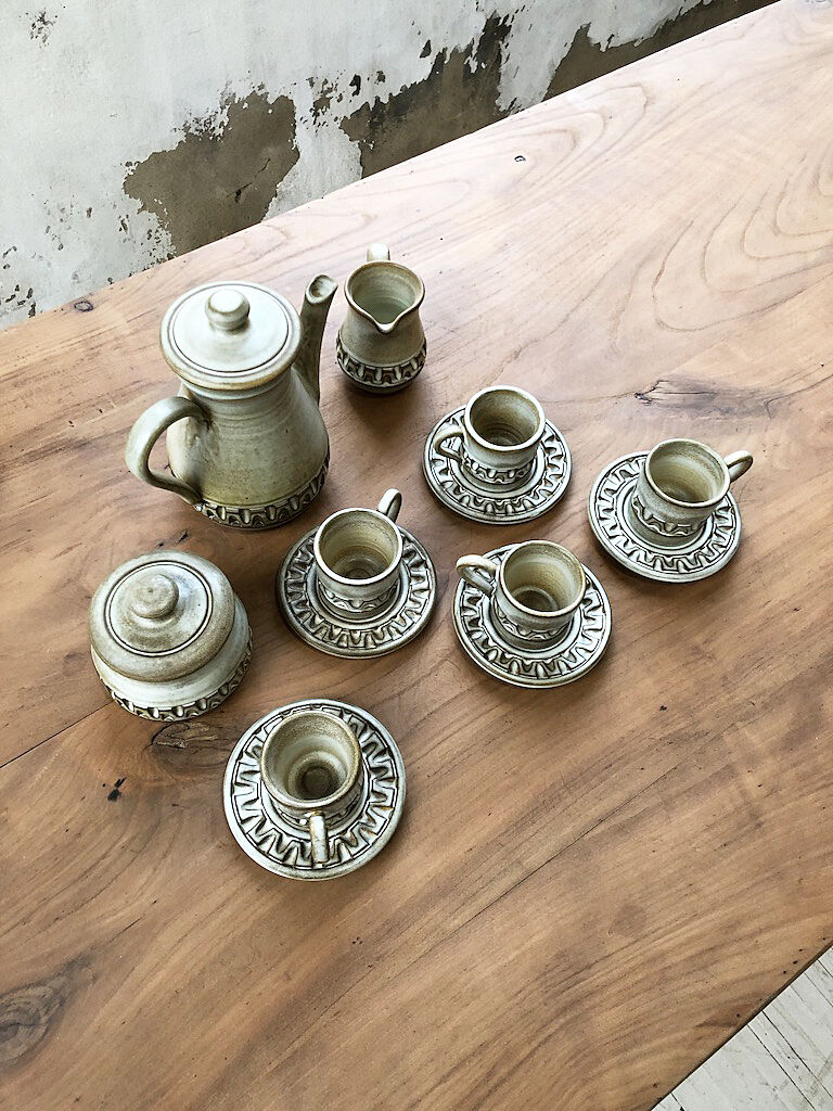 Coffee service - 6 cups Besson Vallauris