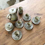 Coffee service - 6 cups Besson Vallauris