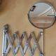 Telescopic accordion mirror