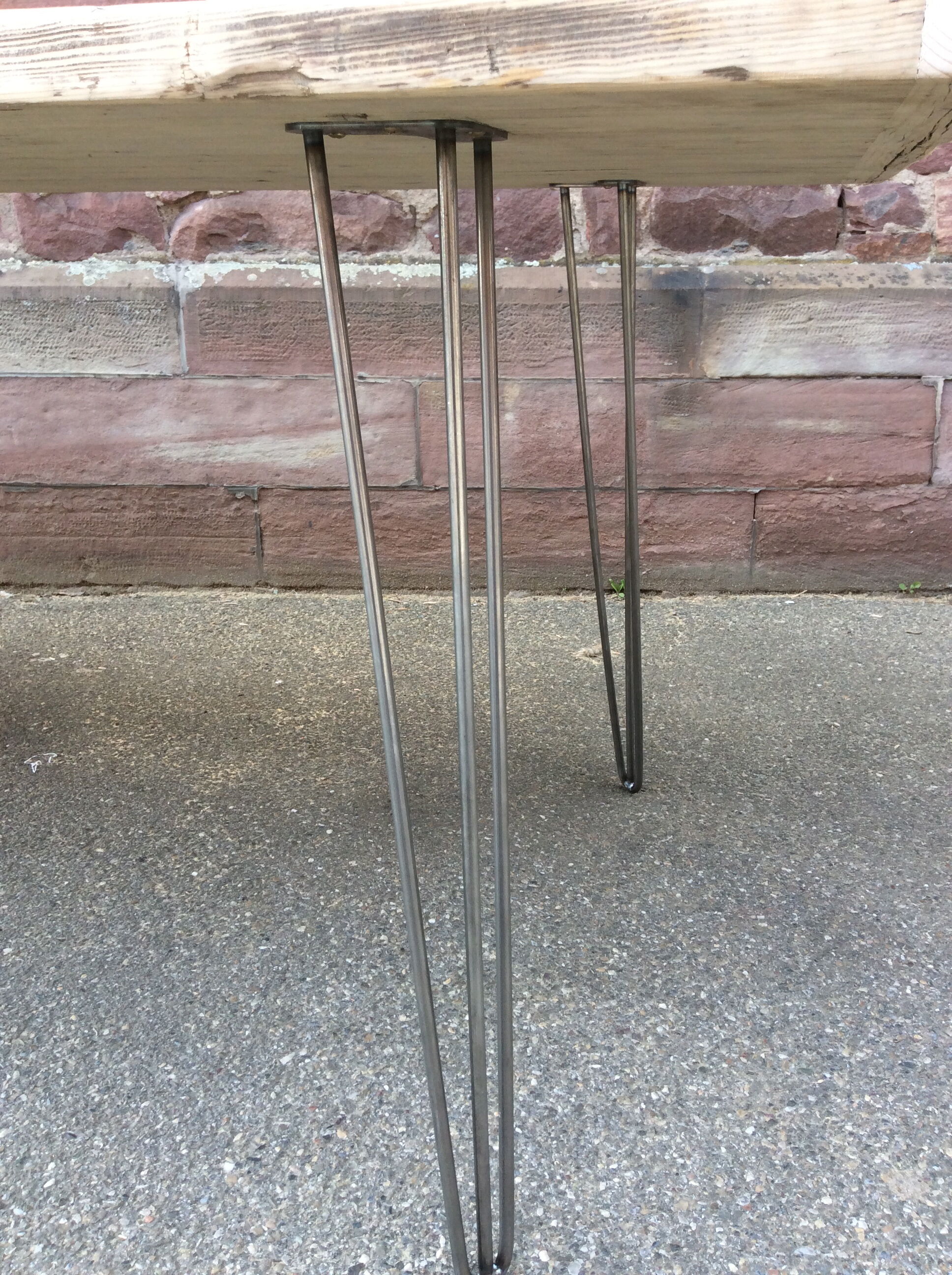 Industrial dining table atelier hairpin legacies