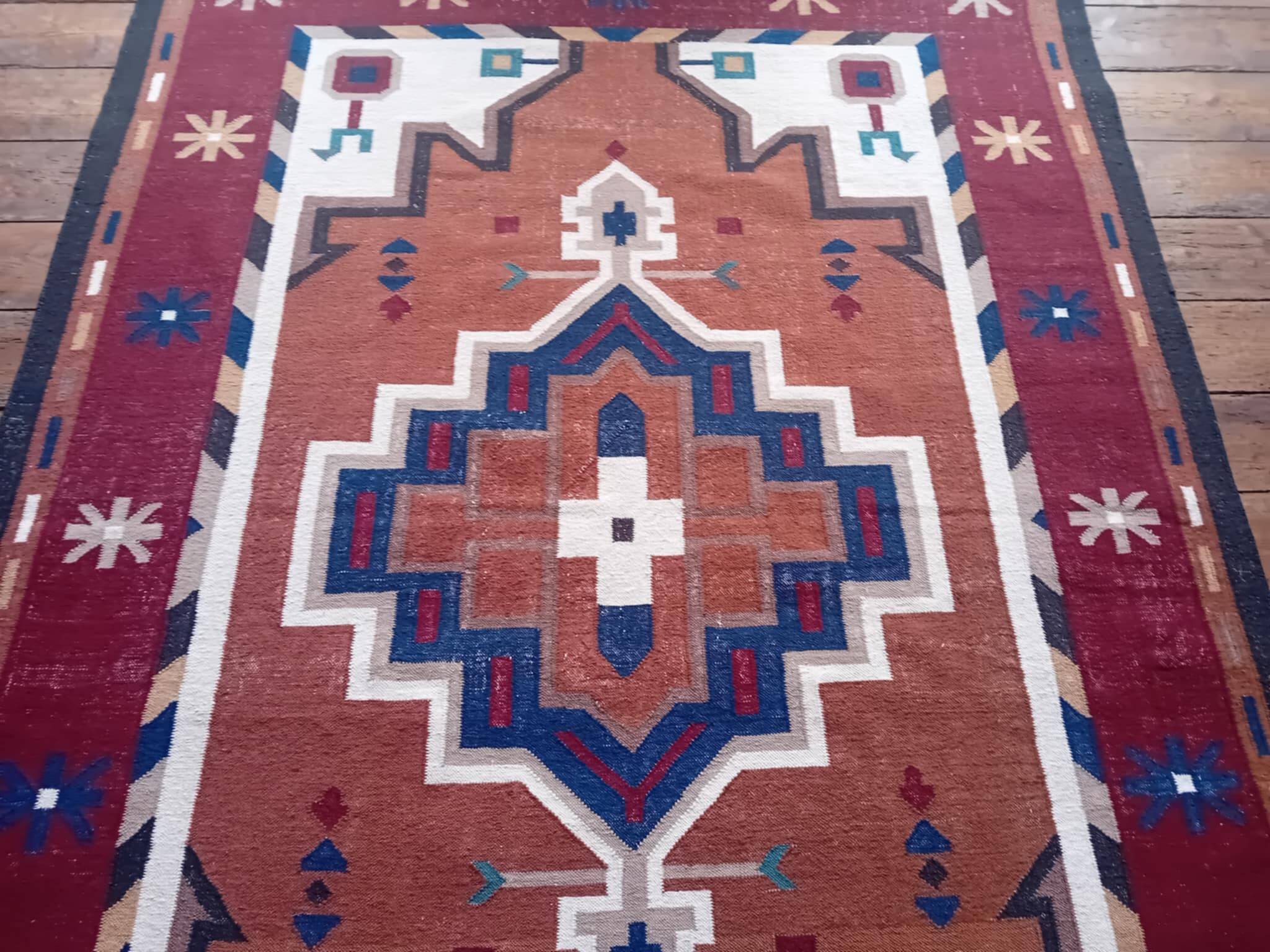 Handmade Indo-Caucasian Kilim 287x203cm