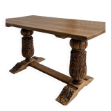 Antique solid wood coffee table, fully restored.