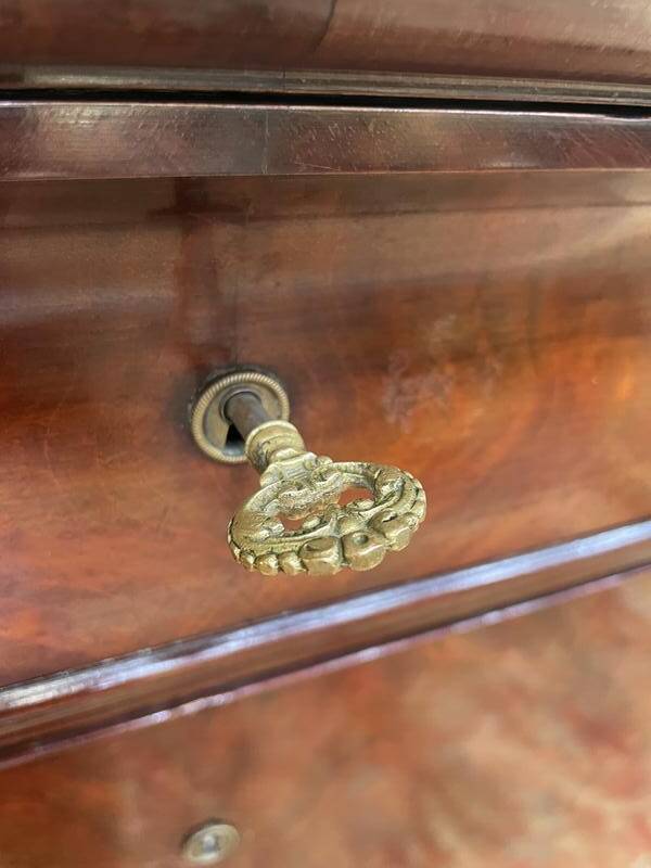 Secrétaire en acajou et placage d'acajou Louis Philippe