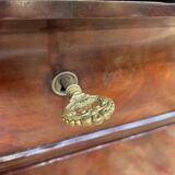 Secrétaire en acajou et placage d'acajou Louis Philippe