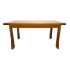 Maison Regain extendable table in solid elm, 1970s-1980s