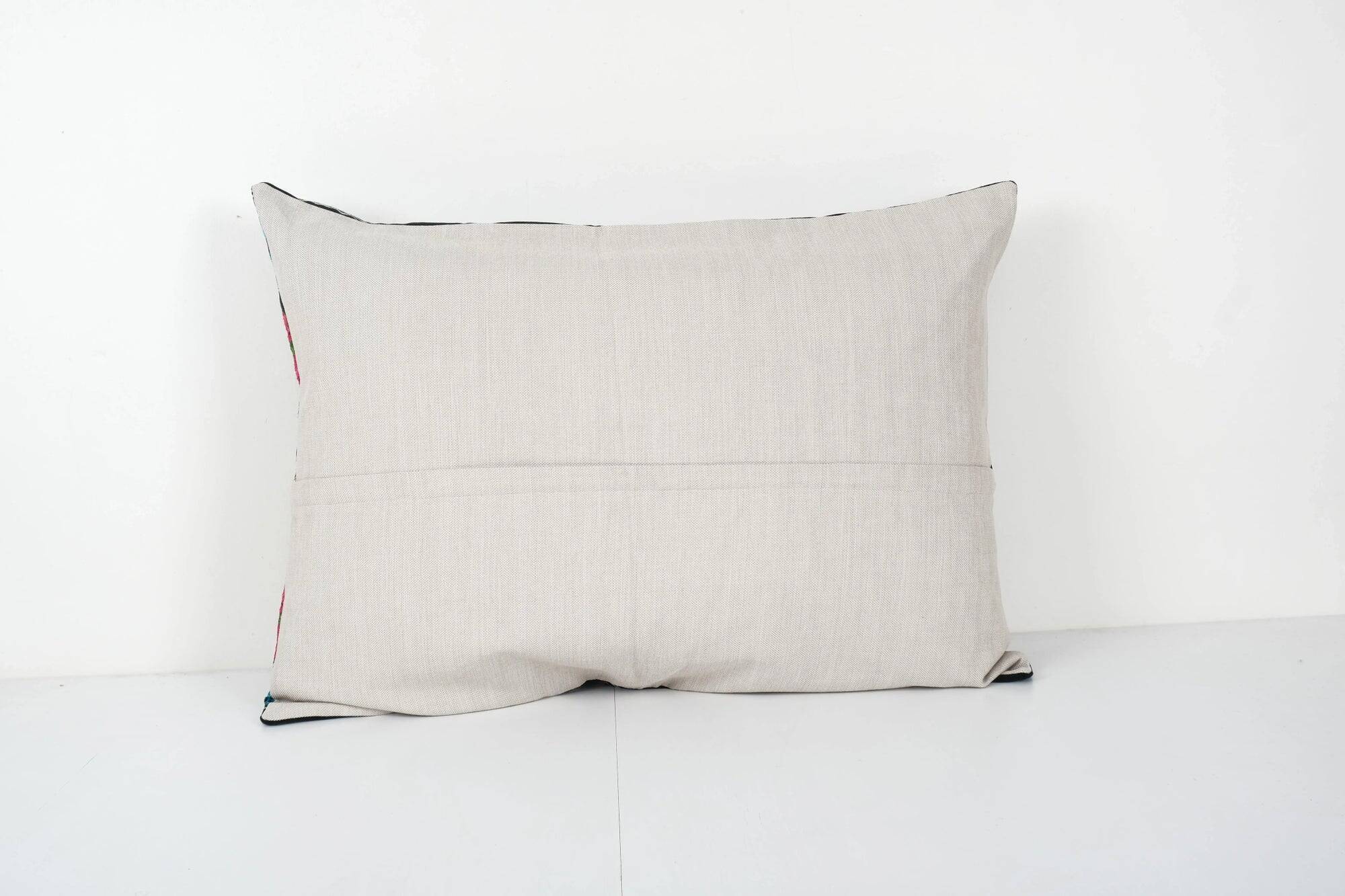 Vintage embroidered cushion cover 76x61 cm