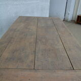Solid oak farm table