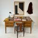 Bureau en chêne bi face années 50