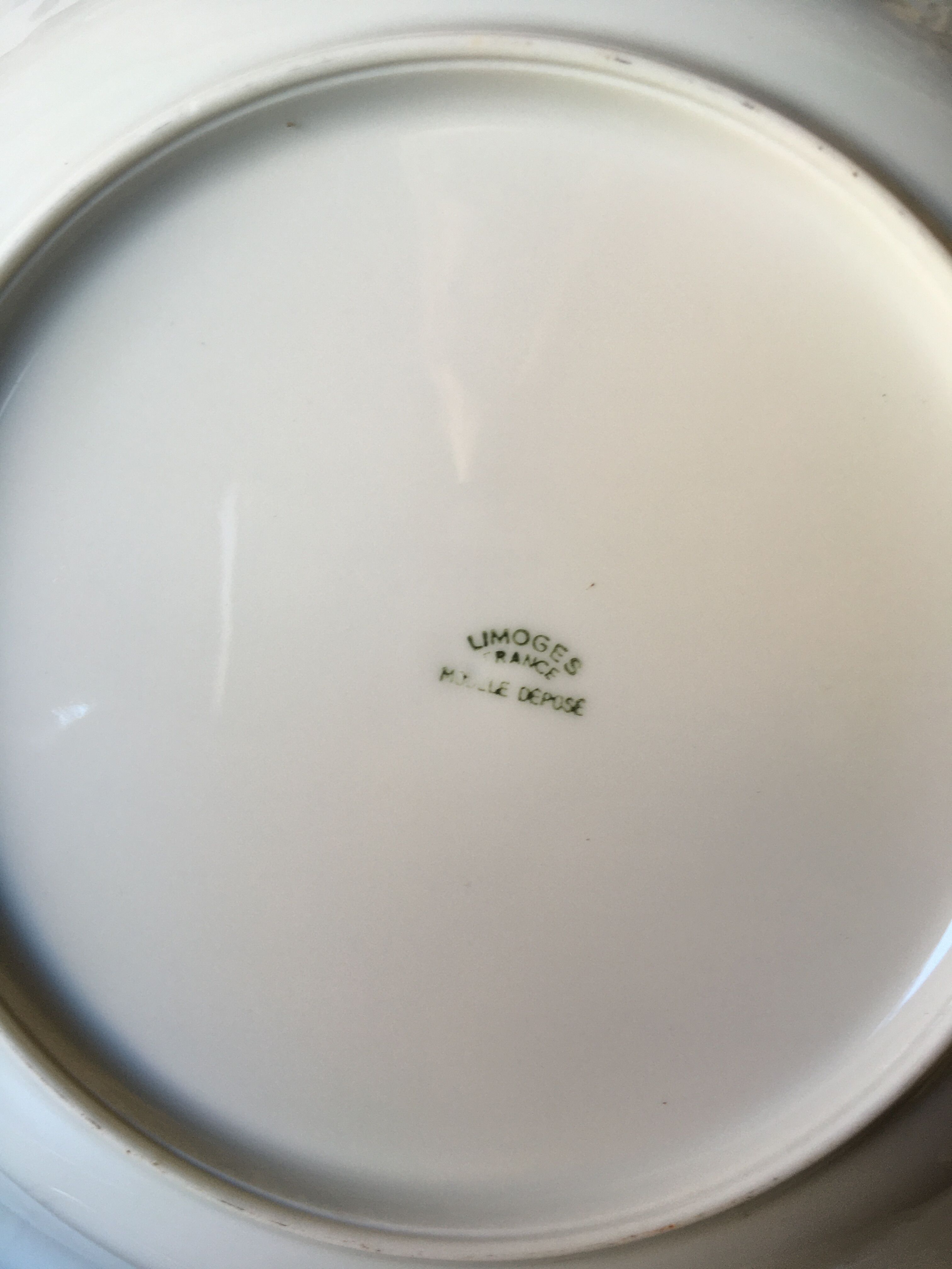 8 porcelain hollow plates Limoges