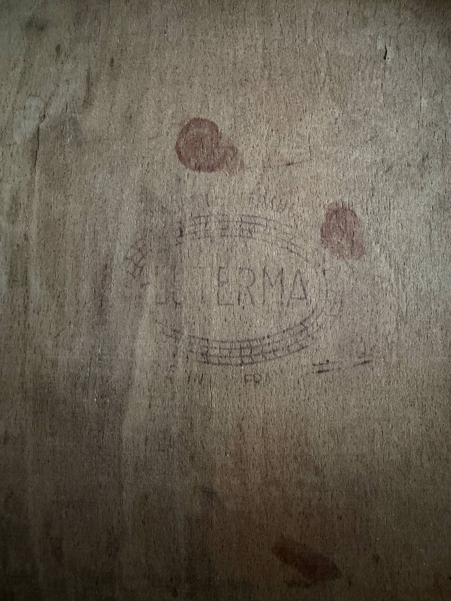 "Bistro chair 'Banana' Luterma in curved wood – 1950s"
