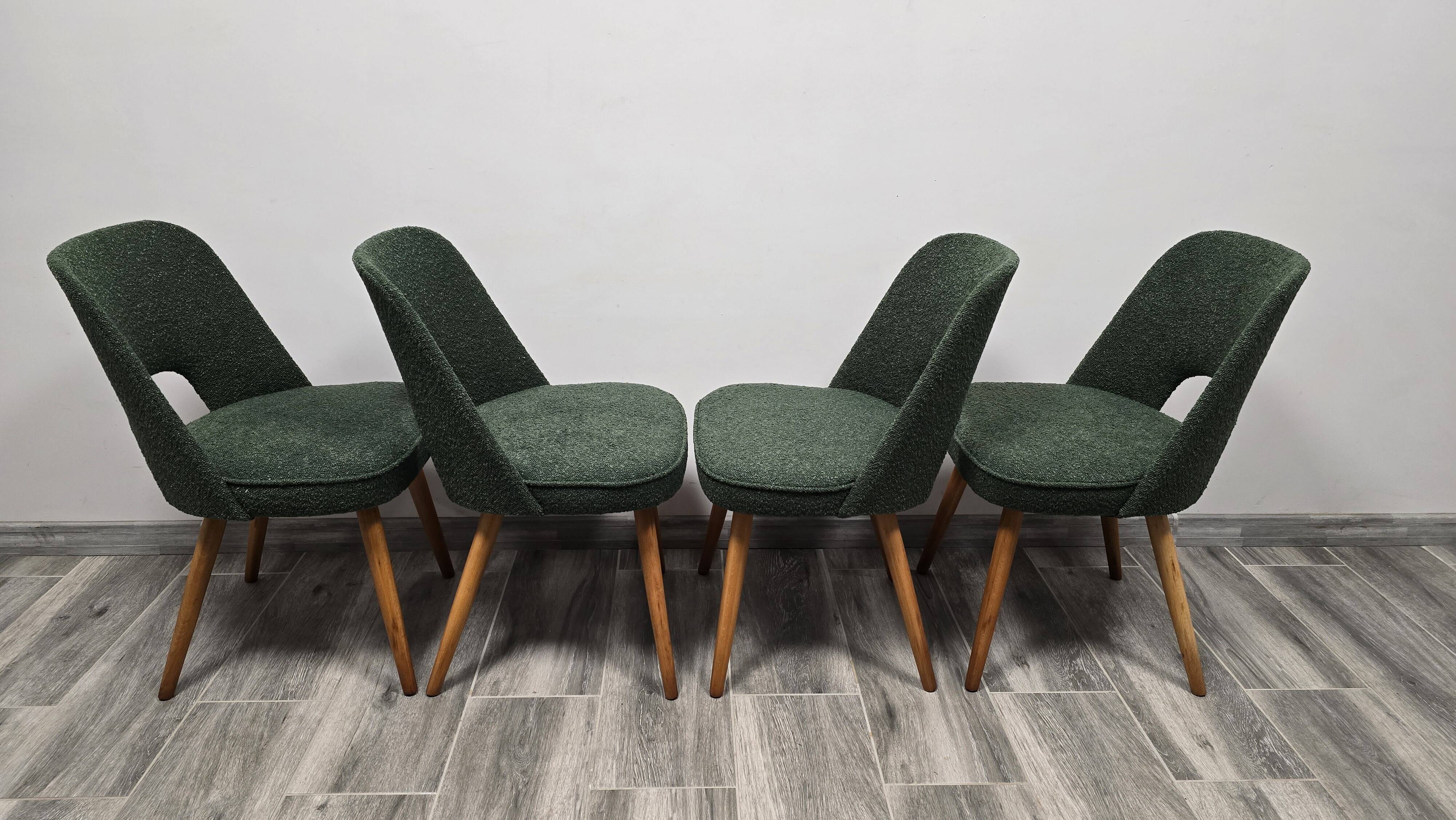 Dining Chairs by Oswald Haerdtl for Ton, 1950s, Set of 4