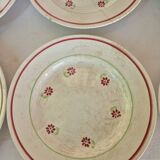 Assiettes à dessert Gien Christiane x 6