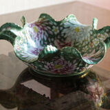 Polylobed earthenware salad bowl