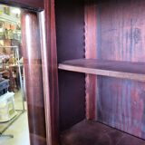 Empire library showcase in mahogany