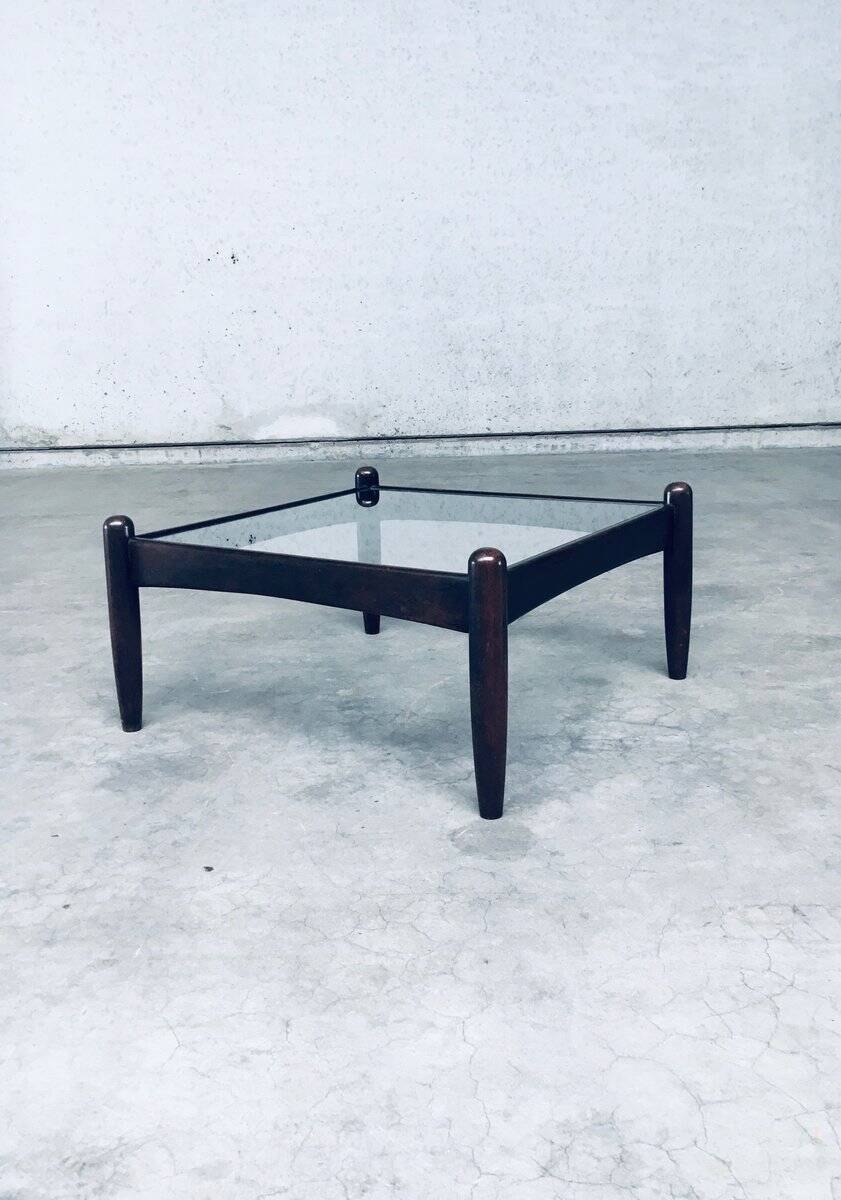 Mid-Century Modern Design Low Side Table Set, Sweden, 1960s, Set of 2