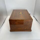 Biedermeier Box in Walnut on Oak, South Germany, 1850