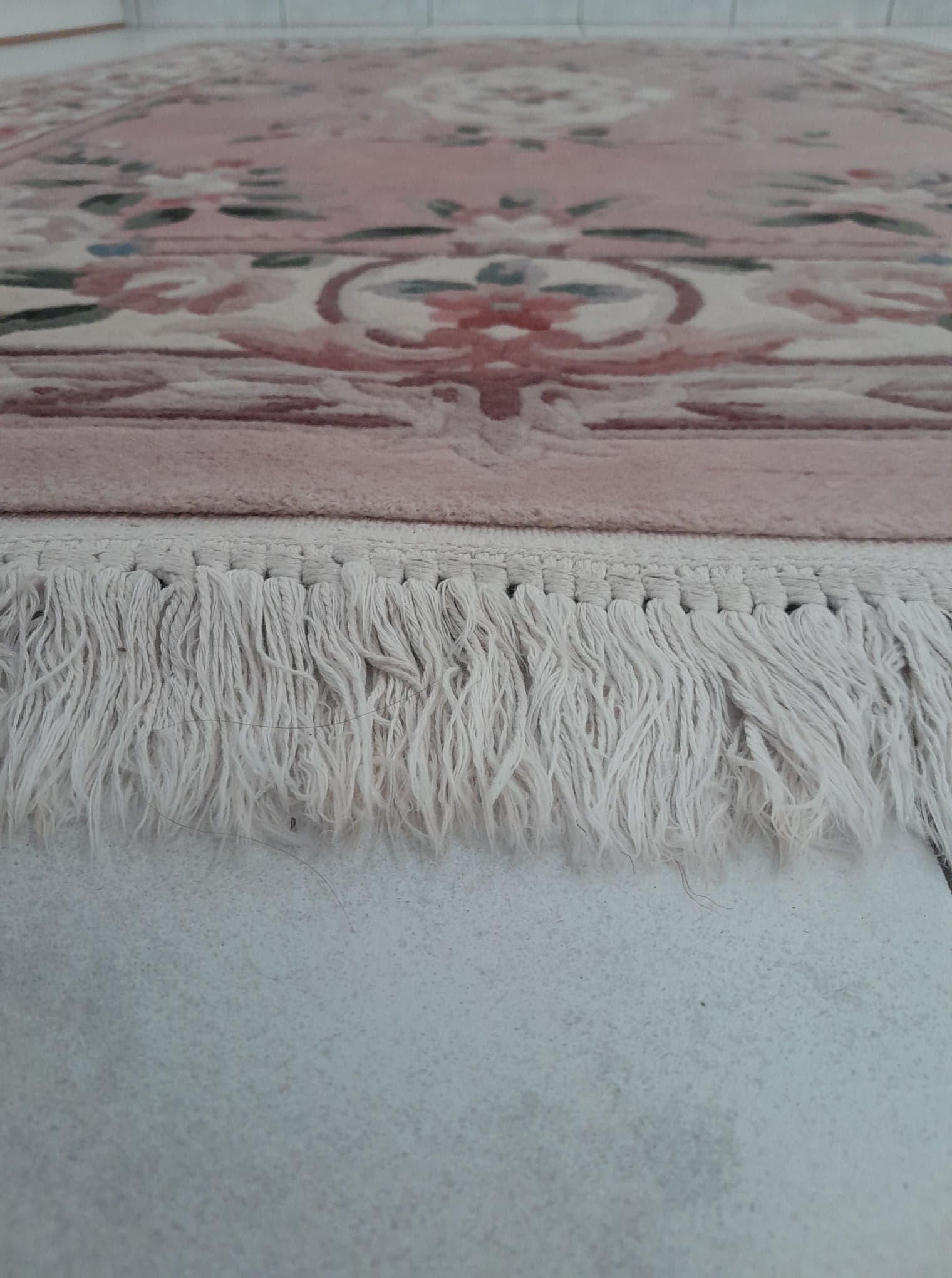 Chinese carpet style Aubusson handmade 186x123cm