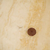 Travertine dining table Jean Charles 70s