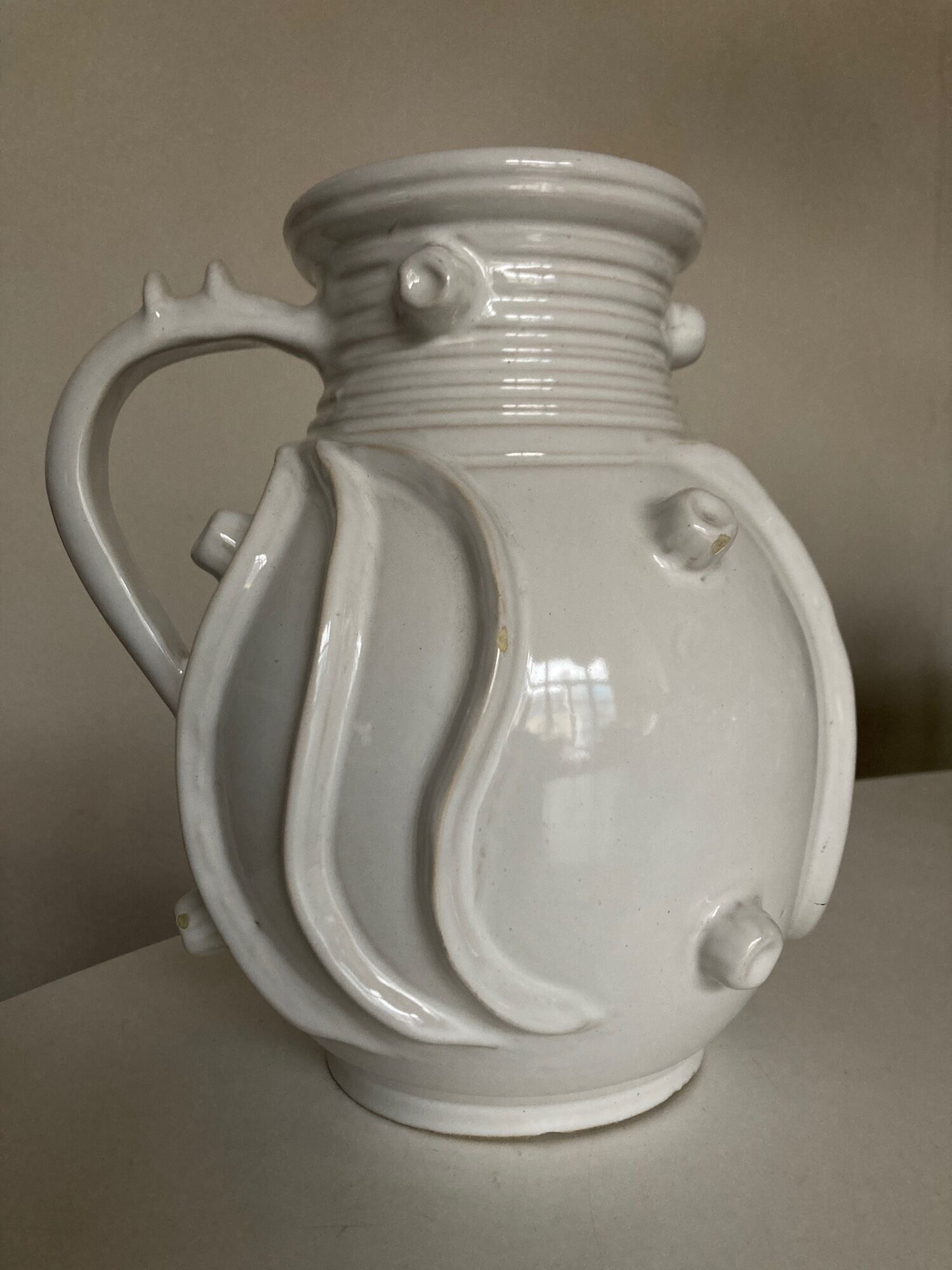 Vase en terre vernissée Emile Tessier 1960 Malicorne