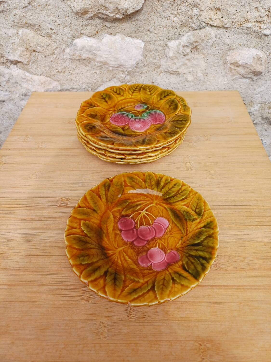 Coffret de 6/12 assiettes à dessert Sarreguemines