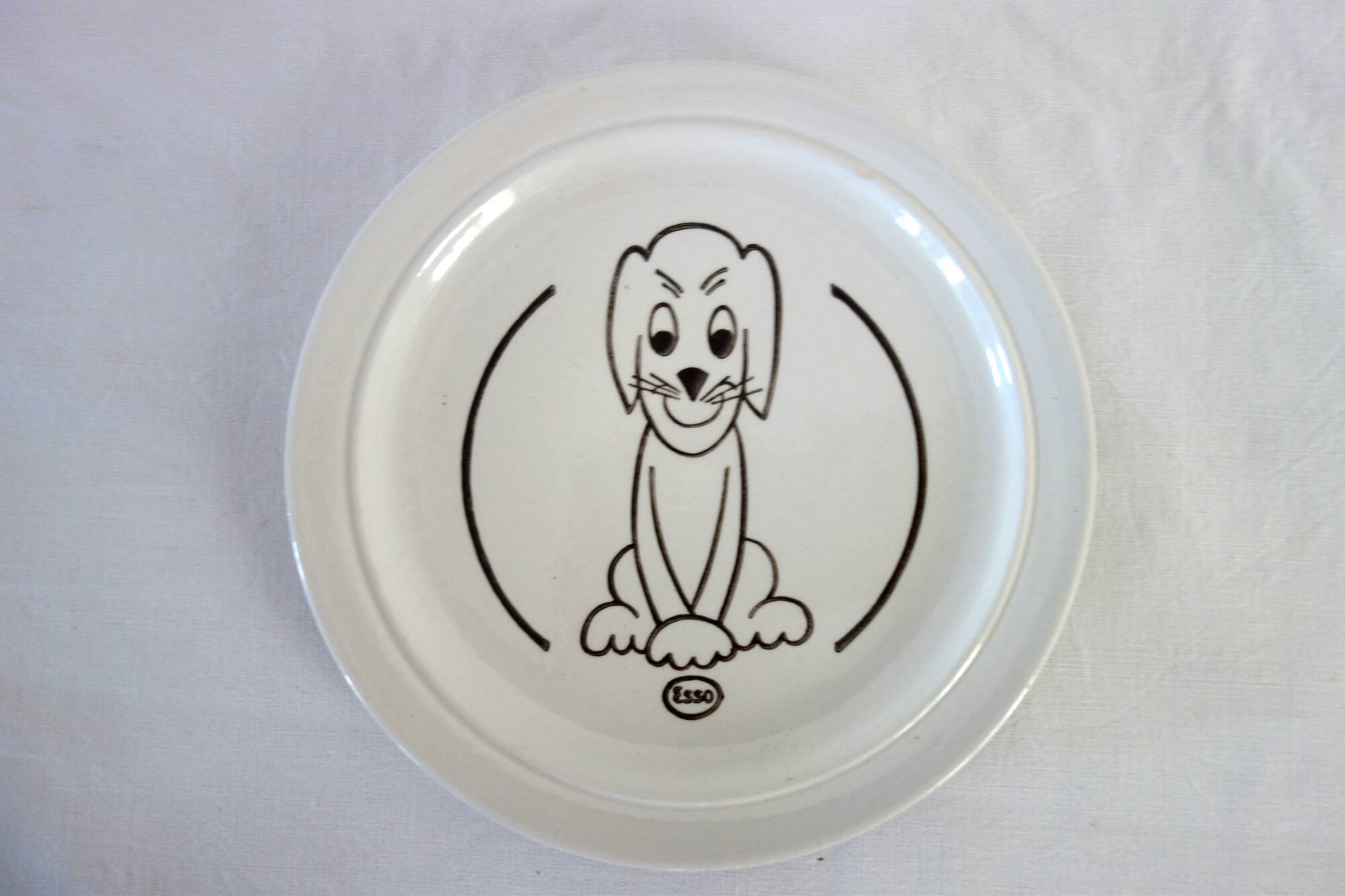 Set of 6 vintage Esso advertising plates