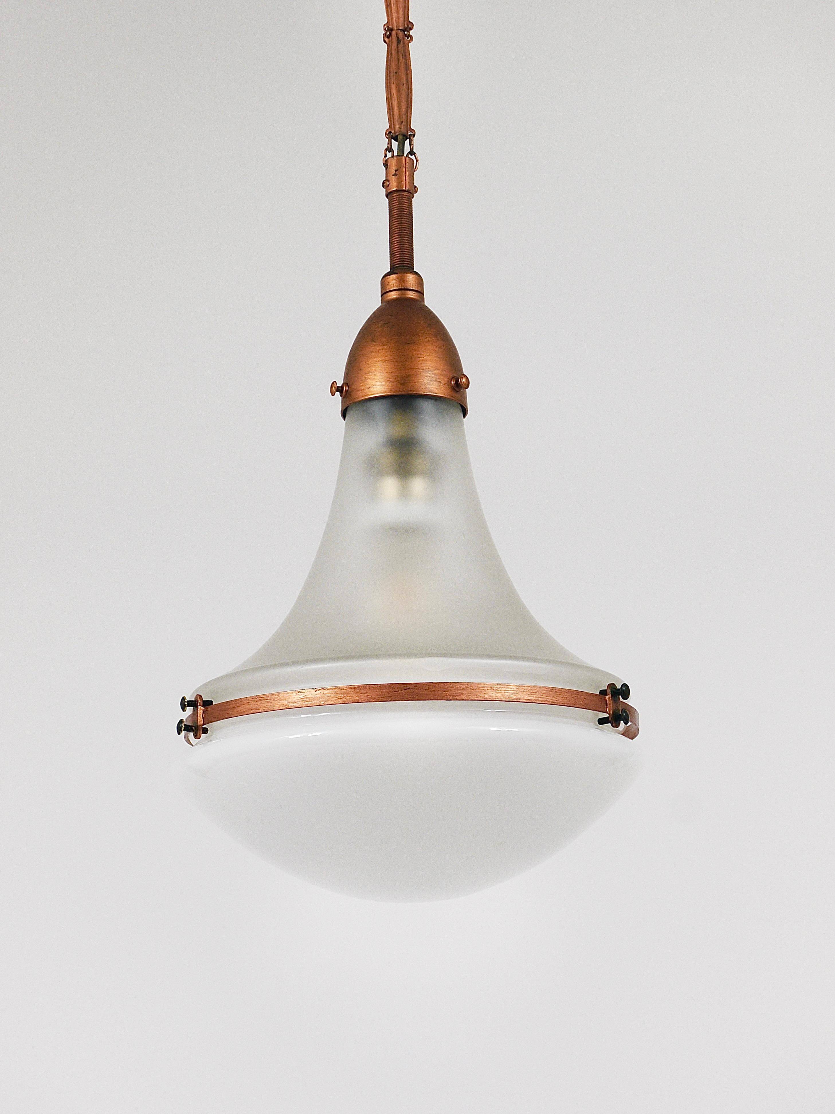 Industrial Pendant Lamp Luzette by Peter Behrens, Siemens Schuckert, Germany, 1910