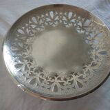 Openwork metal silver tripod top