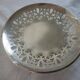 Openwork metal silver tripod top