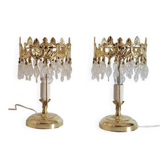Paire de lampes de chevet