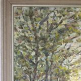 Oil painting on wood