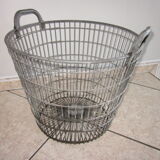 Old zinc basket