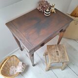 Solid wood desk / side table