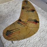 Table d’appoint peinte à la main par Decalage, Italie 1957