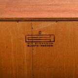 Alf Svensson Norrland Sideboard in Teak and Rattan for Bjästa Möbelfabrik