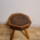 Tabouret de vacher tripode brutaliste
