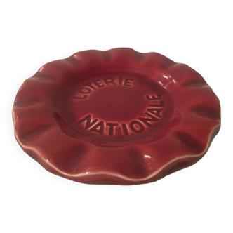 National Lottery advertising ashtray